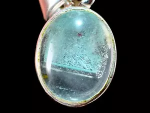 AJOIT in Quarz Kristall Anhänger Sterlingsilber Cabochon feiner Schmuck, 54540 - Bild 1 von 3