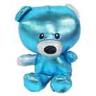 Tiny Teddies Bling Bling Blue Aqua Plush Stuffed Teddy 4" By Gund New Ages 1+
