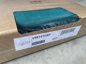 NEW IKEA VRETSTORP Sleeper Sofa Couch Cover Slipcover - Totebo Dark Turquoise - Picture 1 of 4