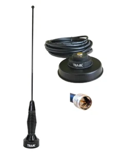 Czarna antena VHF 132-174 Sprężyna Magnes Mount Mini-UHF do radia mobilnego 1115BS - Zdjęcie 1 z 3