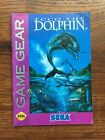 Ecco The Dolphin Sega Game Gear Instruction Manual Only
