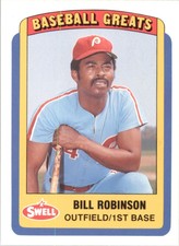 1990 Swell Baseball Greats #114 Bill Robinson 