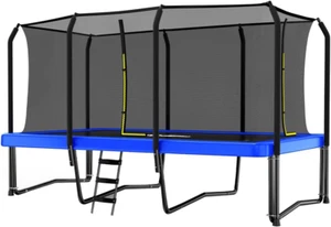 1500LBS Weight Capacity Rectangle Trampoline 10X17Ft 9X15FT 8X14FT Outdoor Squar - Picture 1 of 12