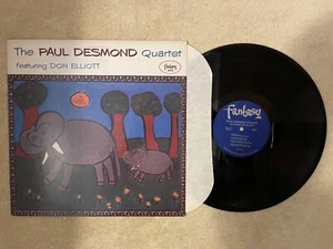 THE PAUL DESMOND QUARTET FEATURING DON ELLIOTT vinyl record LP 1984 OJC-119 VG - Picture 1 of 4