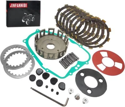 Billet Clutch Basket Kit Spring & Gasket for Yamaha Blaster 200 YFS200 1988-2006 Foto 1 de 4
