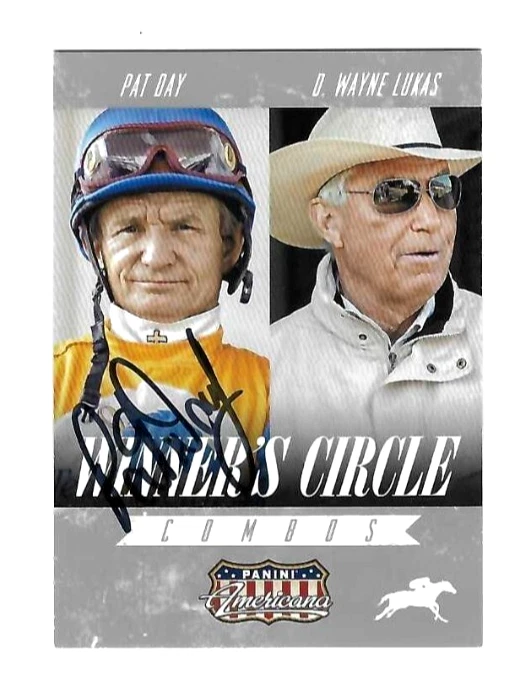 PAT DAY Horse Jockey 2015 Panini Americana Winner's Circle SIGNED / AUTOGRAPH - Image 1 of 1