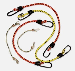 Keeper Assorted BUNGEE CORDS 6 pk Variety VALUE PACK Weather/UV Resistant 06306 - Picture 1 of 2