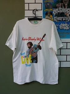 Kevin Bloody Wilson Tour Vintage T Shirt Rock Band Album Concert White Size XL. - Picture 1 of 8