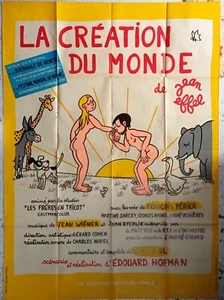 Filmplakat LA CREATION DU MONDE von Jean Effel 120 x 160 cm - Bild 1 von 1