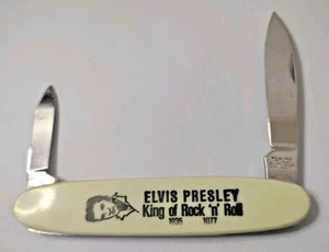 Great Condition Taylor Cutlery Vtg Elvis Novelty Folding Pocket Knife USA - Picture 1 of 9
