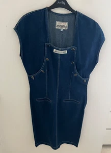 Vintage Krizia Denim Dress Size XL - Picture 1 of 7