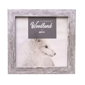 Kenro Harmony Grey Woodland Wood Effect Single and Collage Photo Frames Sizes - Picture 1 of 45