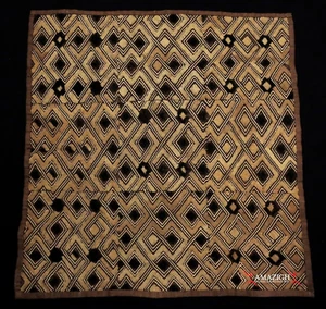 Old Fine Kuba Raffia - SHOOWA - Kasai Velvet – DR Congo - Picture 1 of 4