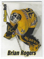 2001-02 Michigan Tech Huskies (WCHA) Brian Rogers (goalie)