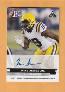 Mike Jones Jr. LSU Tigers AUTO 2022 Leaf Pro Set Clemson Tigers Nashville TN 3T - Bild 1 von 2