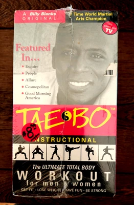 TAE-BO WORKOUT VHS BOX SET 5 TAPES IN ALL! FACTORY SEALED - Image 1 of 3
