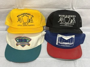 Little League Baseball World Series Hat Bundle Vintage 1990s Men’s LLWS NEW Old - Picture 1 of 15