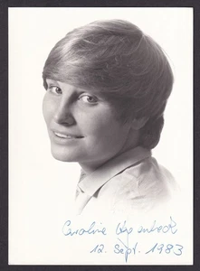 Fotografía firmada por Katharina Reinecka de la actriz alemana y Chansonnette 1983 12x18 cm - Imagen 1 de 2