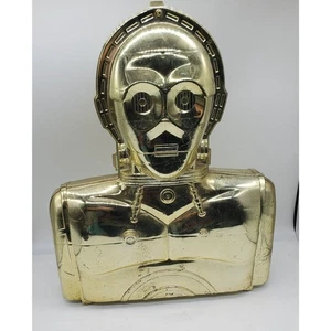 1983 Vintage Star Wars C-3PO Gold Action Figure Storage Case ROTJ Kenner - Bild 1 von 4