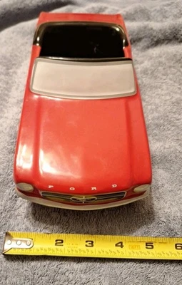 Teleflora 1965 65 Red Ford Mustang Vase Candy Nuts Fruit Flowers - Image 1 of 4