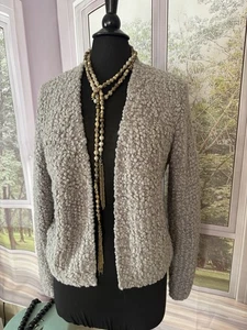 Barefoot Dreams Boucle Strickjacke, Beach Rock, Small, Neu mit Etikett  - Bild 1 von 8