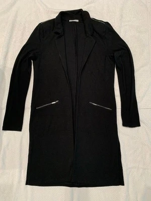 Tart Ollie Abrigo Plumero Abierto Manga Larga Negro Bolsillos Mediano Foto 1 de 3