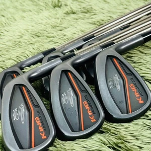 Used RH Cobra King Forged CB Black Iron Set 5-PW ATTAS 10SX shaft Used good - Picture 1 of 9