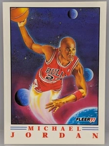 1991-92 Fleer Basketball Pro-Vision Michael Jordan #8 - Picture 1 of 2