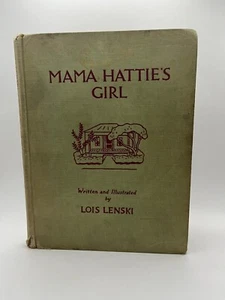 MAMA HATTIE'S GIRL by Lois Lenski - 1953, 1st Edition - African American girl - Picture 1 of 18