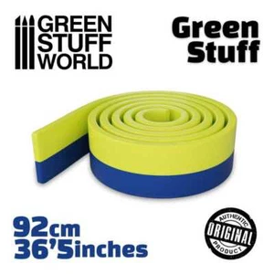 Green Stuff World 9001 CINTA DE MATERIAL VERDE 36,5" (93 cm) (Masilla Epoxi Warhammer - Imagen 1 de 3