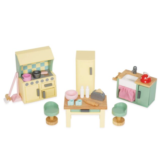 Daisy Doll House Furniture 4 Pc. Boxed Kitchen Set 1928 1/2 Scale - Ruby  Lane