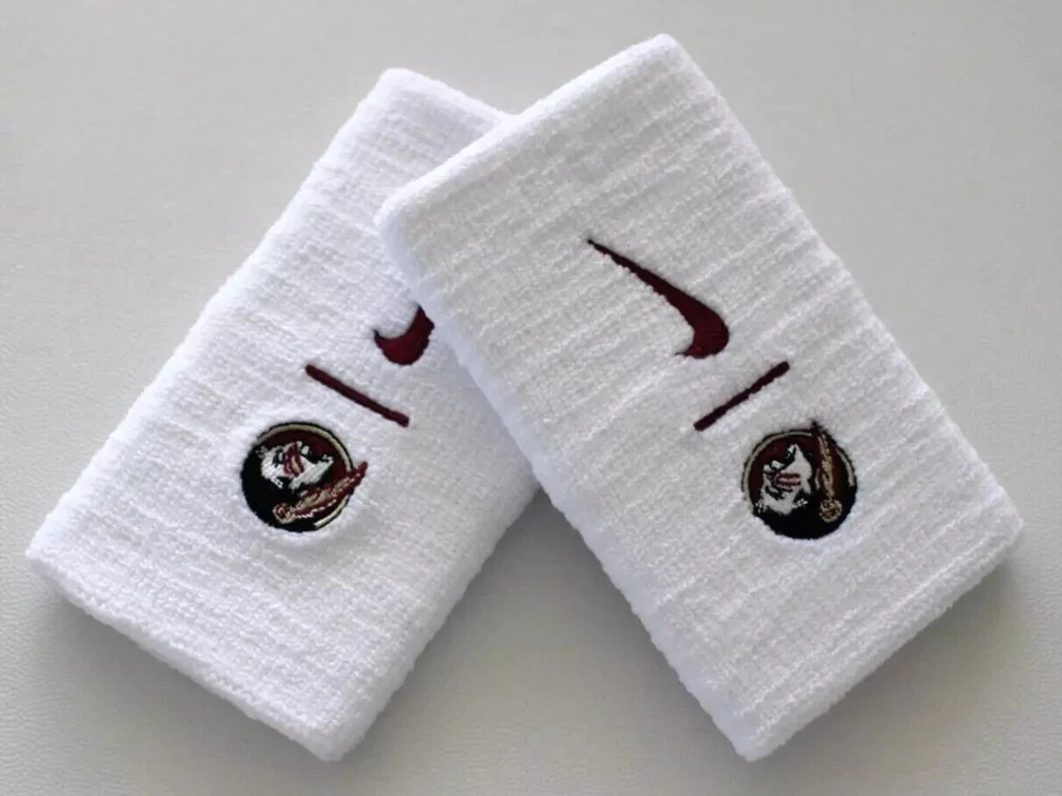 Nike Florida State Seminoles Doublewide Wristbands Adult NCAA - Image 1 of 3
