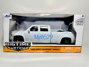 Jada BIGTIME KUSTOMS 1/24 1999 Chevy Silverado Dooley (Bianco) - Foto 1 di 5