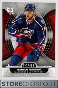 2013-14 Ultimate Collection #42 Marian Gaborik /499 Columbus Blue Jackets