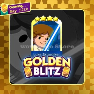 Golden Blitz Even on June 22nd Mono-poly-Go_AT-AT + GALACTIC BOND Sticker 5 Star - Picture 1 of 5