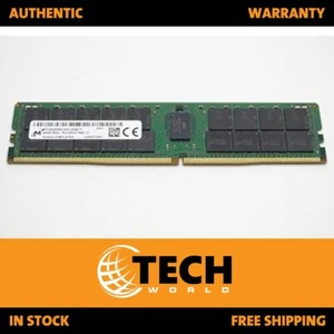 Micron 64GB DDR4-3200 ECC CL22 RDIMM Server Memory Model MTA36ASF8G72PZ-3G2B2 - Picture 1 of 2