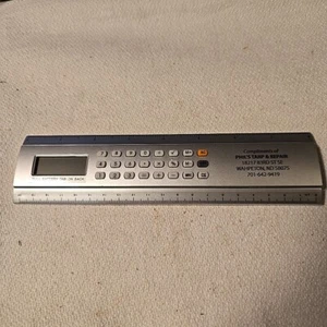 Ruler With Calculator Digital Advertising Phil's Tarp & Repair Wahpeton ND - Picture 1 of 7