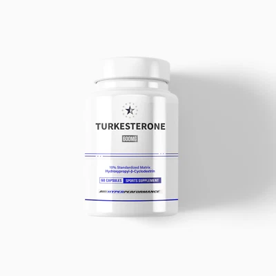 Turkesterone 10% Complex with Hydroxypropyl-β-Cyclodextrin - 60 Capsules (600mg) - Image 1 of 3