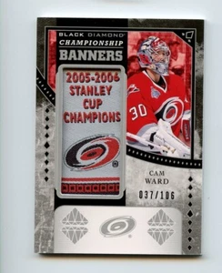 16/17 BLACK DIAMOND CHAMPIONSHIP BANNERS CUP CAM WARD 037/106 HURRICANES *69519 - Picture 1 of 1