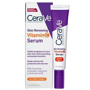 CeraVe Siero Vitamina C con Acido Ialuronico, Siero Schiarente Pelle per Viso - Foto 1 di 8
