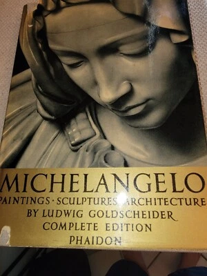 Michaelangelo: Paintings, Sculptures, Architecture: 400 Illustrations 1964 HCDJ - Image 1 of 4