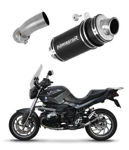 R1200R 2010 - 2014 Exhaust Silencer Muffler GP1 BLACK DOMINATOR - Picture 1 of 5
