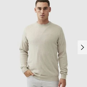 Rodd & Gunn Cashmere Wool Cream Queenstown Sweater Med Normcore Preppy Classic - Picture 1 of 11