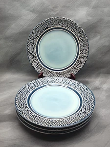 American Atelier Mosaic Blue Salad Plate – Elegant Stoneware Tableware - Picture 1 of 8