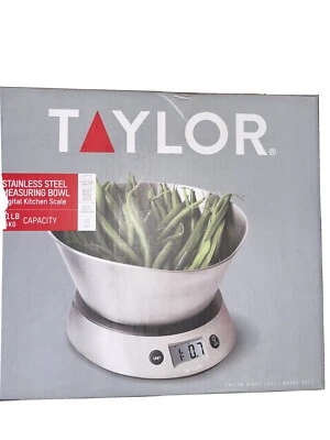 Taylor stainless steel measuring bowl And Scale Oprah's Favorite things! - Image 1 of 2