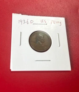 1936 D ONE PENNY - NICE US COIN !!! - Picture 1 of 2