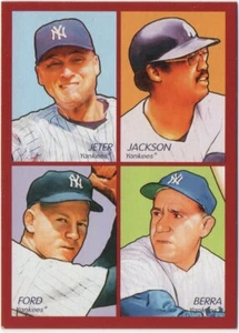 2009 UD Goudey Jeter/Jackson/Ford/Berra 4-in-1 #35-5  - Picture 1 of 1