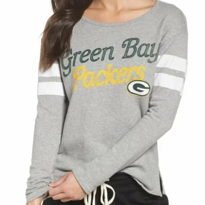Moletom Junk Food Feminino NFL Green Bay Packers Bainha Baixa Novo XS, S - Imagem 1 de 3