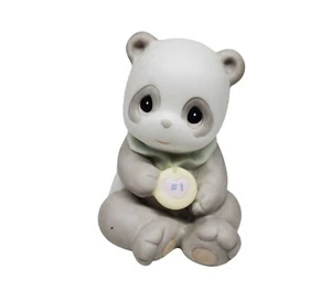 Panda Bear You're First In My Heart w/ Medallion Precious Moments 1996 Figurine - Picture 1 of 9