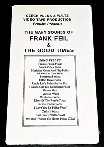 FRANK FEIL SLOVENIAN POLKA BUTTON BOX VHS LIVE LP 1991 "FACTORY SEALED" - Picture 1 of 3